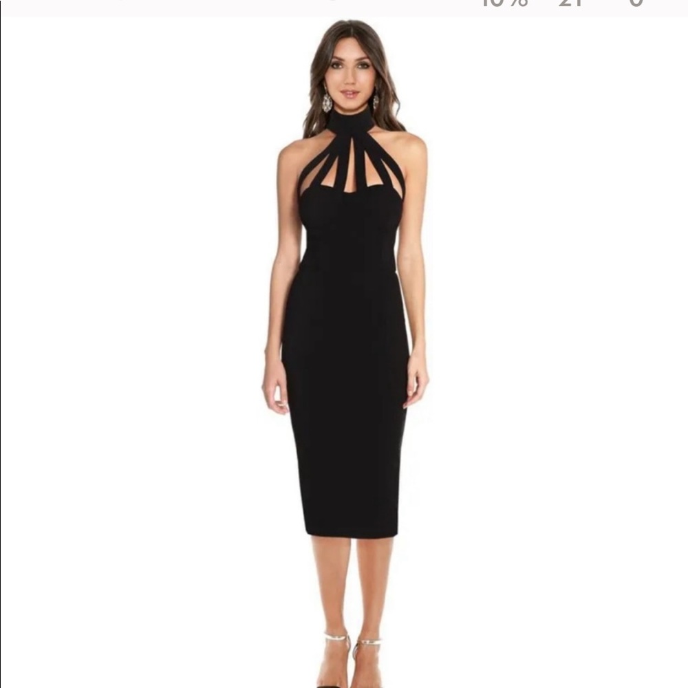 Misha ebony dress